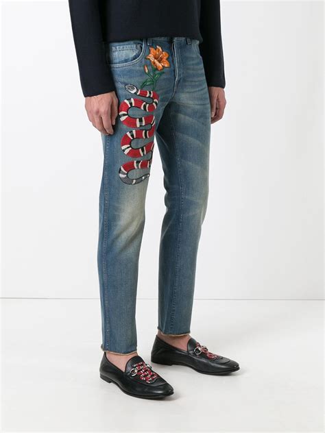 gucci blue jeans|gucci jeans for men.